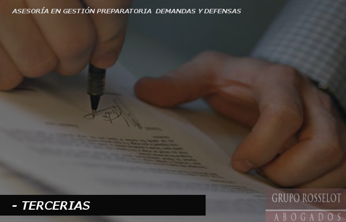 ABOGADOS ESPECIALISTA EN TERCERIAS